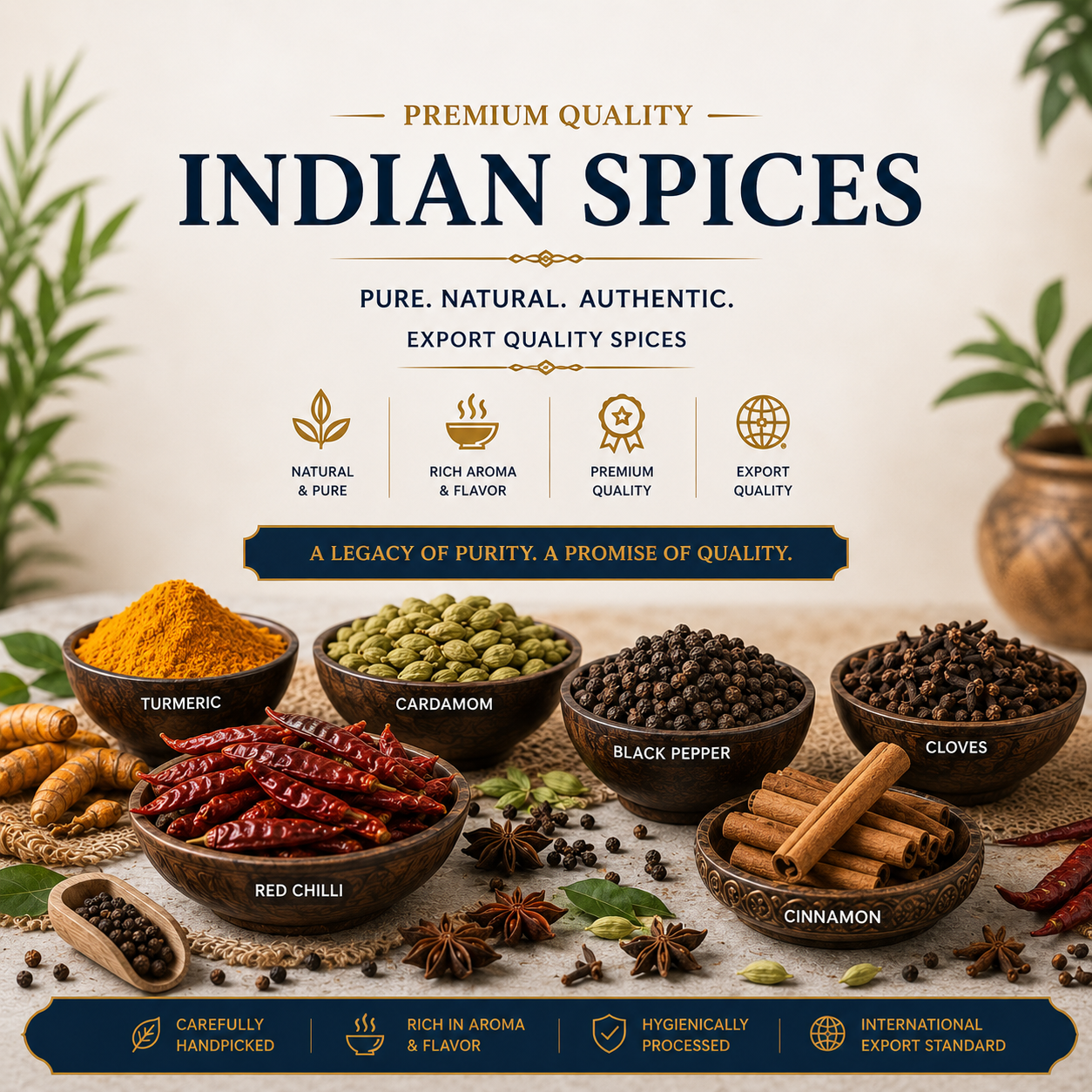 Authentic Indian spices